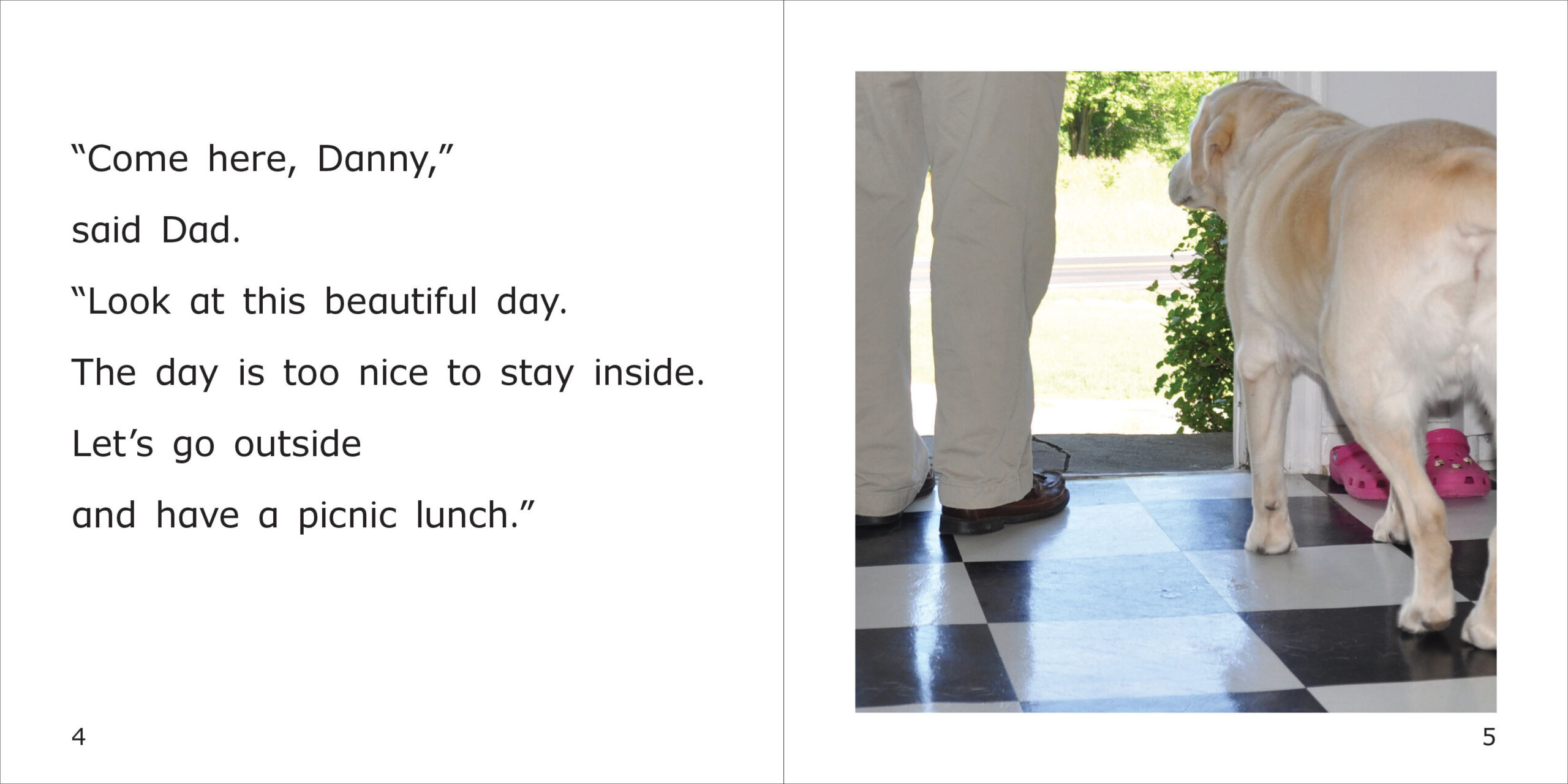 Danny and Dad Go on a Picnic Spread