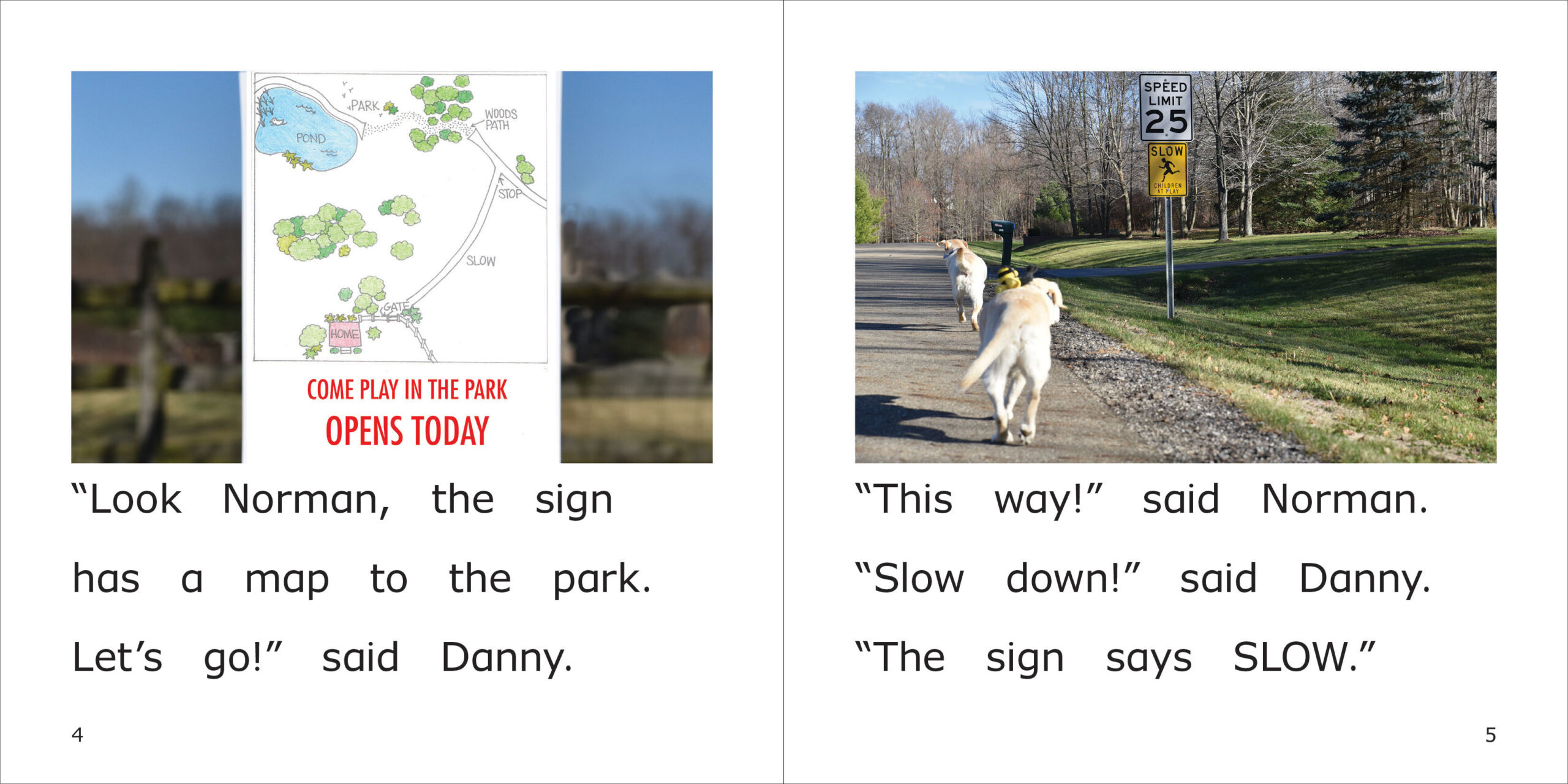 Danny Follows the Signs Spread