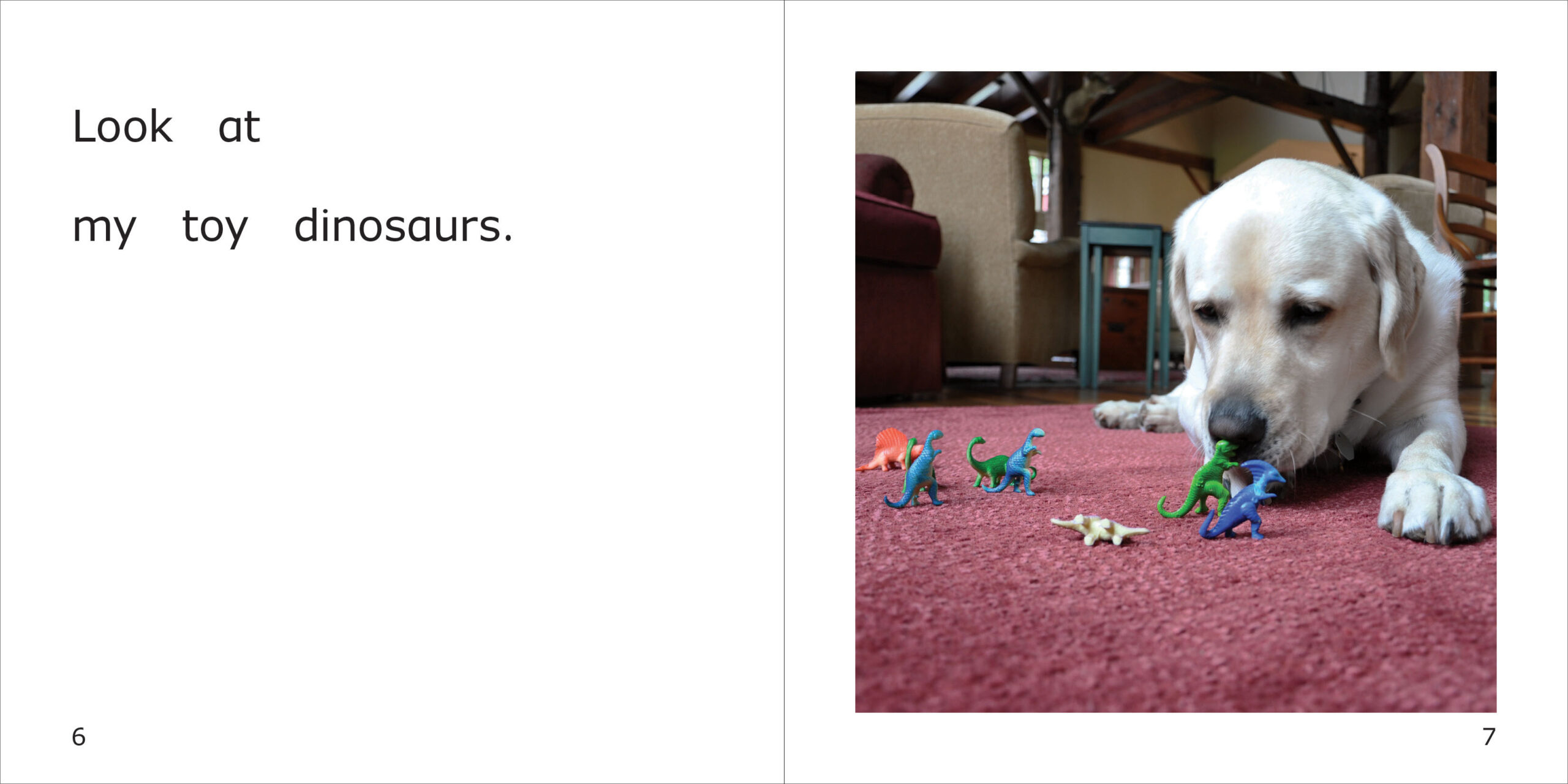 Danny the Dinosaur Spread