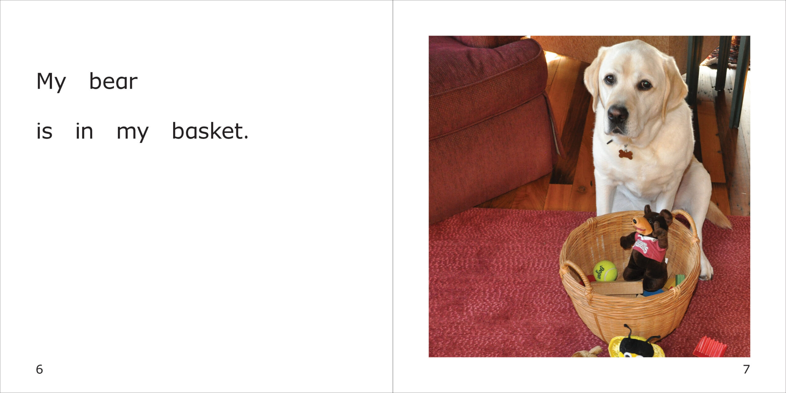 Danny's Toy Basket Spread