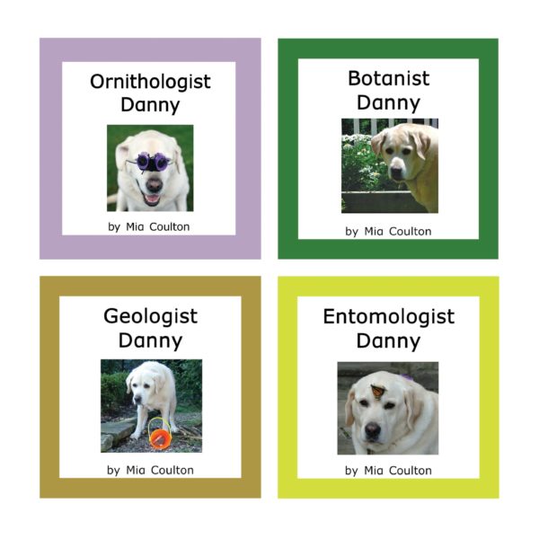 Covers of 4 books in Science Danny Set