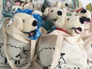 Bags filled with Danny
