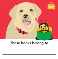 D+B Book Bag Label