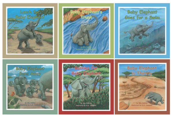 Baby Elephant set small and lap books