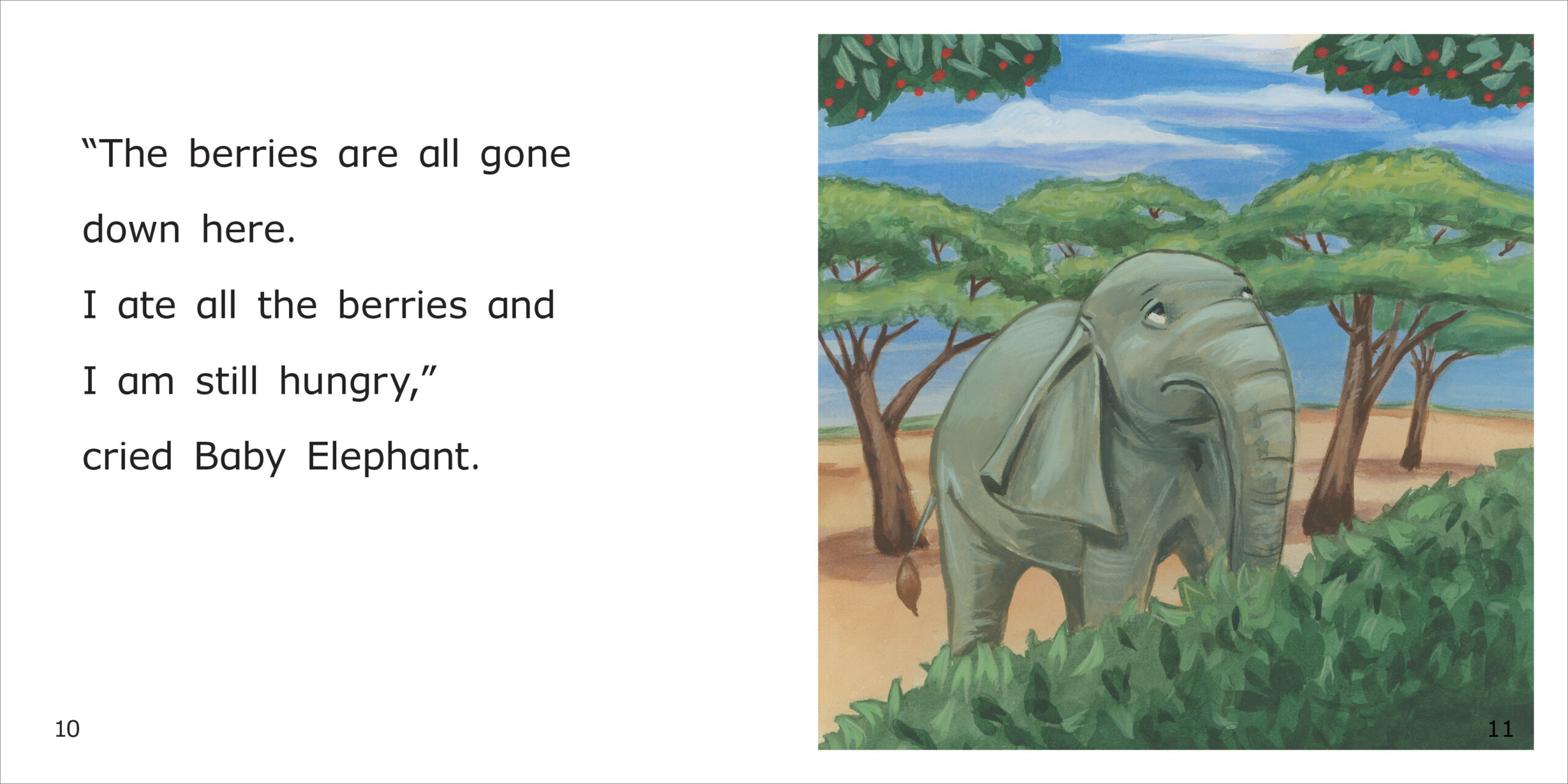 Berries for Baby Elephant