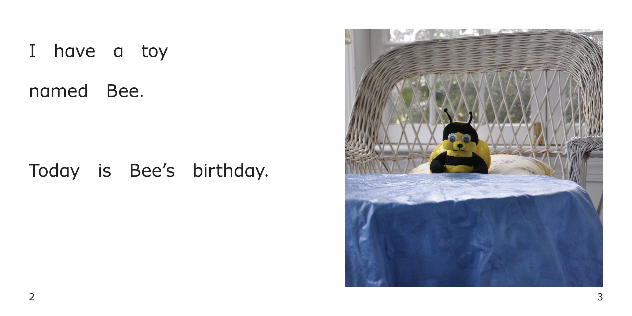 A Birthday for Danny's Bee Spread